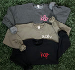Load image into Gallery viewer, EMBROIDERED: Custom Monogram Sweatshirt
