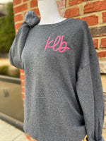 Load image into Gallery viewer, EMBROIDERED: Custom Monogram Sweatshirt
