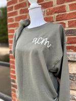 Load image into Gallery viewer, EMBROIDERED: Custom Monogram Sweatshirt
