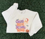 Load image into Gallery viewer, Chains Break Dry Bones Wake on White
