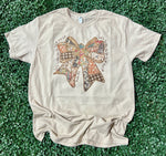 Load image into Gallery viewer, God Is Within Her Patchwork Bow on Sand
