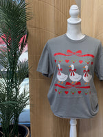 Load image into Gallery viewer, Christmas Goose Trio on Port &amp; Co Pewter
