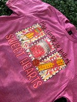 Load image into Gallery viewer, My Class Is Full Of Sweet Hearts on Gildan Softstyle Heather Berry
