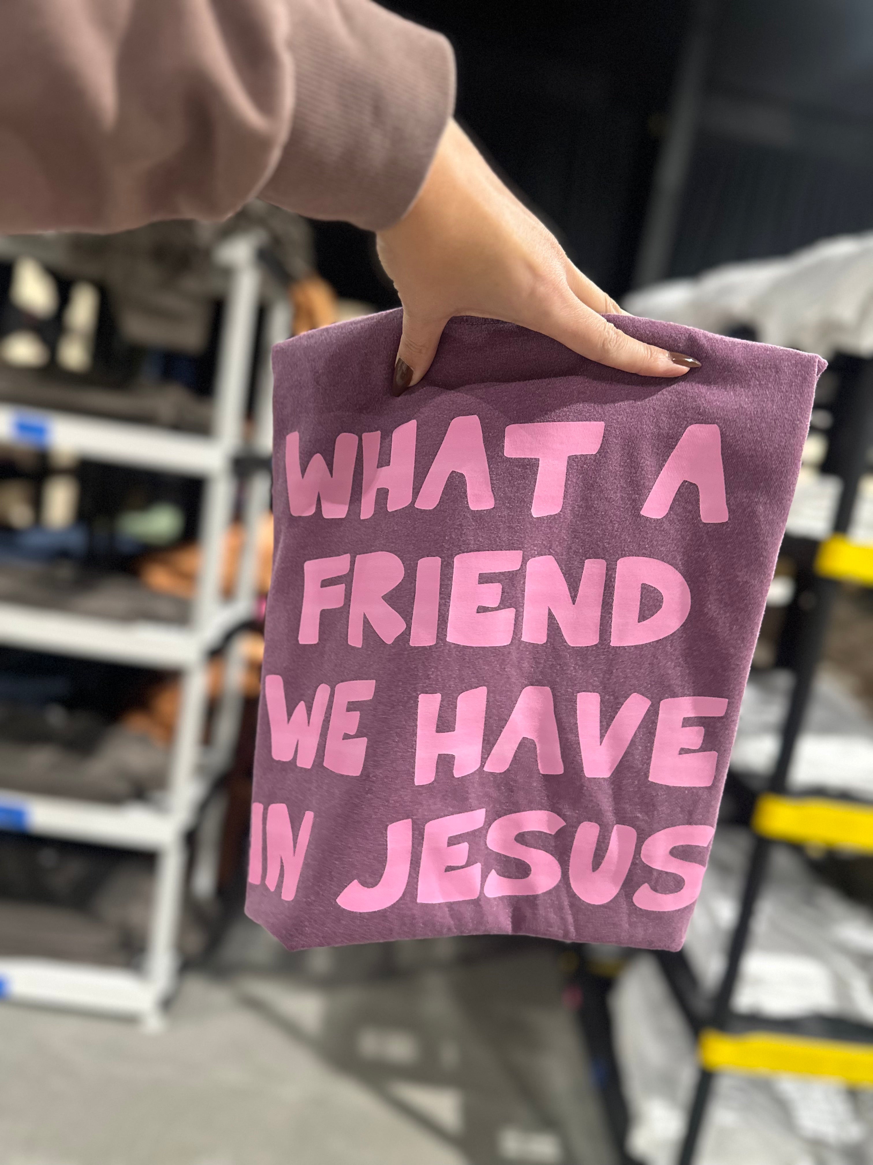 What A Friend We Have In Jesus on Comfort Colors