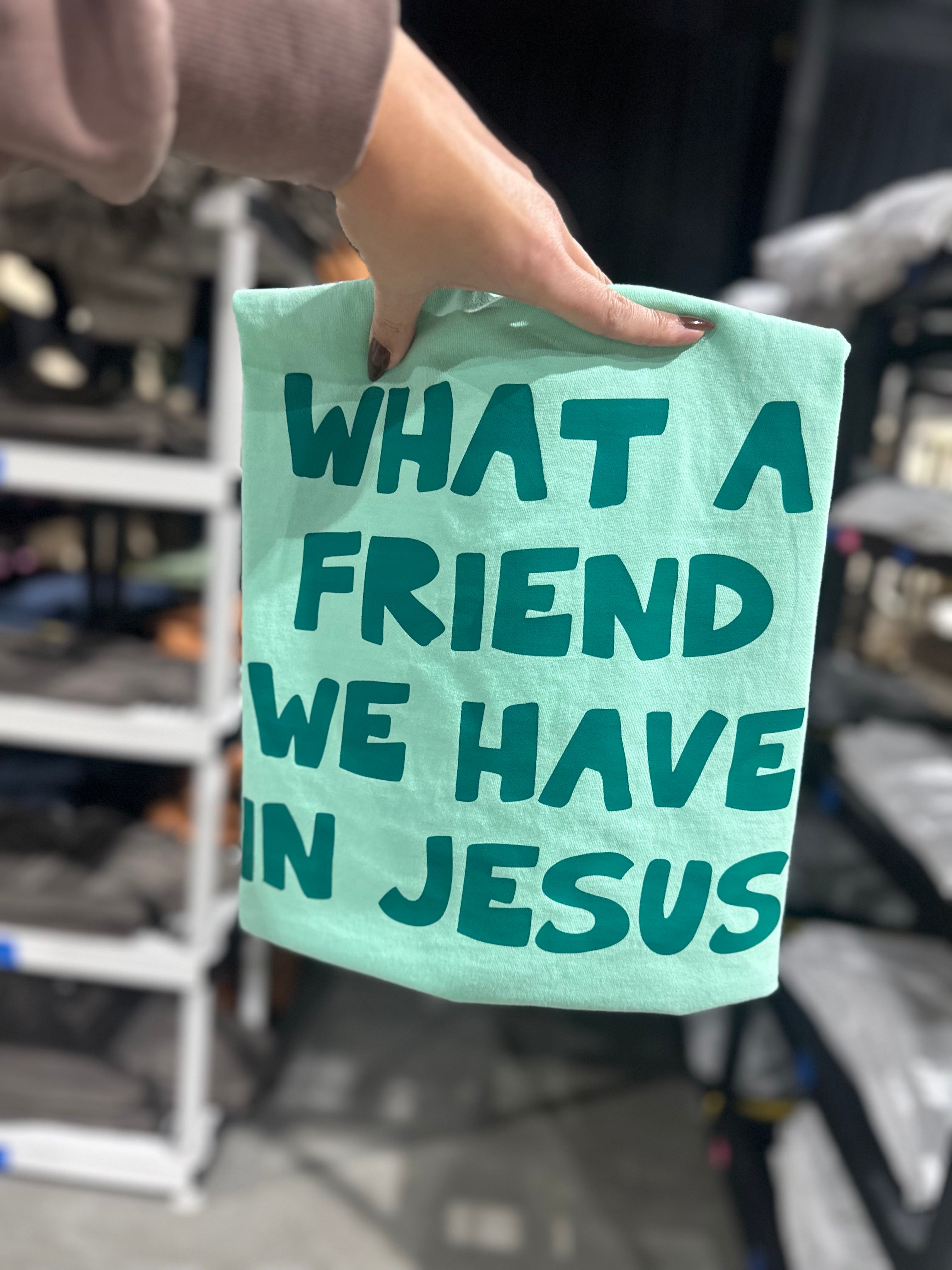 What A Friend We Have In Jesus on Comfort Colors