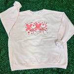 Load image into Gallery viewer, Healthcare Valentines Sweatshirt on Hanes Pale Pink
