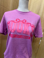 Load image into Gallery viewer, Books Are My Love Language on Gildan Softstyle Heather Radiant Orchid
