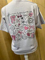 Load image into Gallery viewer, For God So Loved The World Collage With Pocket on Silver
