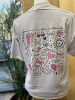 Load image into Gallery viewer, For God So Loved The World Collage With Pocket on Silver
