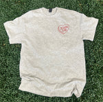 Load image into Gallery viewer, For God So Loved The World Curly Border WITH Pocket on Ash Gray
