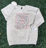 Load image into Gallery viewer, For God So Loved The World Curly Border on Ash Gray
