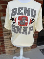 Load image into Gallery viewer, Bend And Snap Football on Gildan Light Cotton Natural
