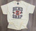 Load image into Gallery viewer, Bend And Snap Football on Gildan Light Cotton Natural

