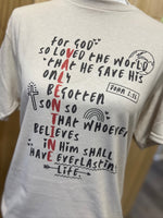 Load image into Gallery viewer, For God So Loved Valentine on Sand
