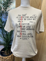 Load image into Gallery viewer, For God So Loved Valentine on Sand
