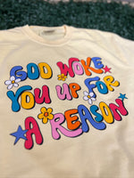 Load image into Gallery viewer, God Woke You Up Flowers on Comfort Colors (Shown on Butter)
