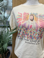 Load image into Gallery viewer, Every Knee Shall Bow Watercolor on Cream
