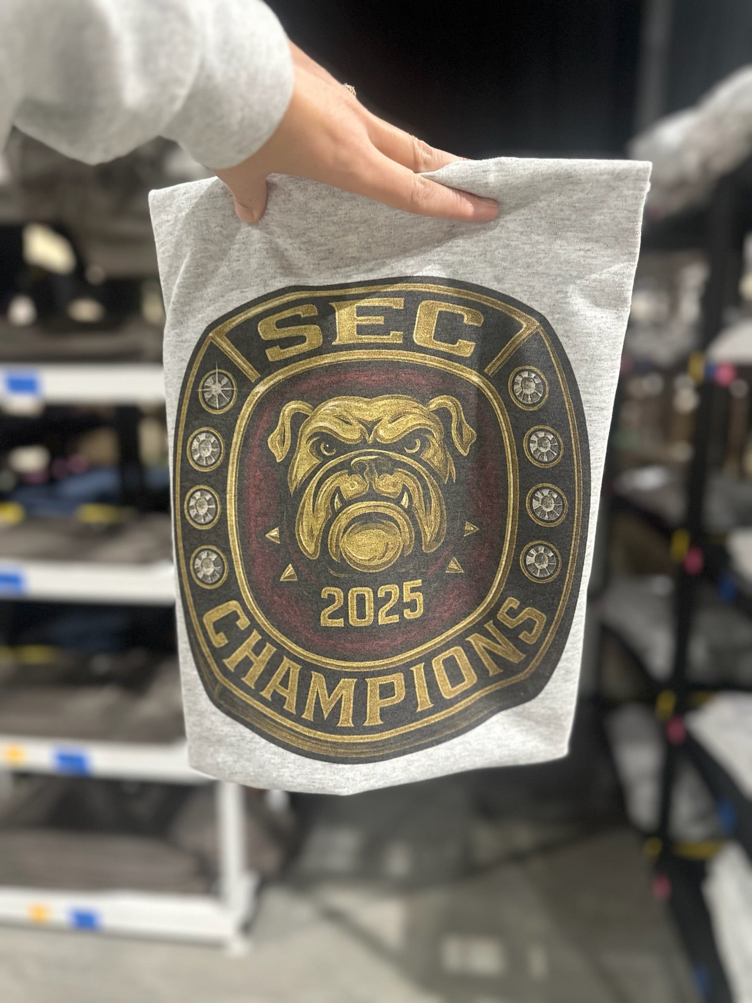 Championship Ring on Ash Gray