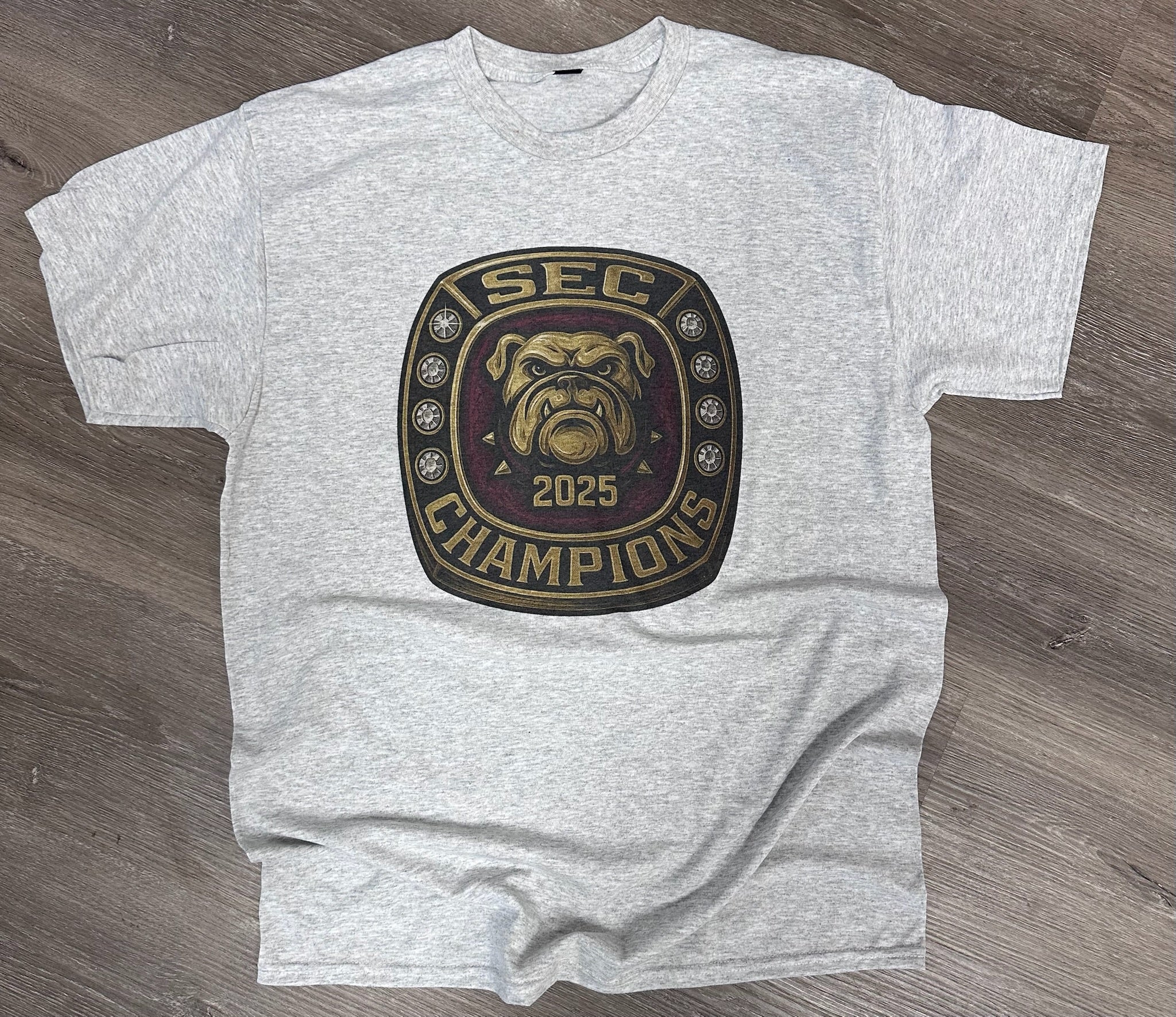 Championship Ring on Ash Gray