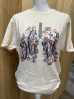 Load image into Gallery viewer, Yahweh Floral Lungs on Cream
