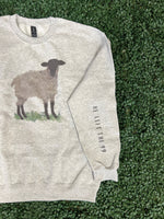 Load image into Gallery viewer, He Left The 99 Sweatshirt on Ash Gray

