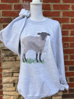 Load image into Gallery viewer, He Left The 99 Sweatshirt on Ash Gray
