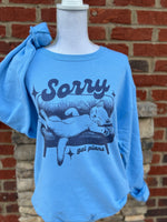 Load image into Gallery viewer, Sorry Got Plans Sweatshirt or Tee on Light Blue
