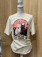 Load image into Gallery viewer, Feline The Love Tonight on Comfort Colors Ivory
