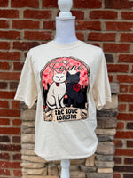 Load image into Gallery viewer, Feline The Love Tonight on Comfort Colors Ivory
