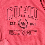 Load image into Gallery viewer, Cupid University Sweatshirt on Heather Vintage Red
