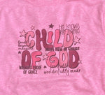 Load image into Gallery viewer, Child of God on Laughing Giraffe Pink or Oatmeal
