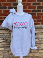 Load image into Gallery viewer, EMBROIDERED: XOXO Original Love Letters on Ash Gray
