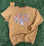 Load image into Gallery viewer, WWJD Duck on Coyote Brown Sweatshirt
