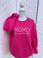 Load image into Gallery viewer, EMBROIDERED: XOXO Original Love Letters on Gildan Heliconia
