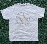 Load image into Gallery viewer, Take Me Out To The Ball Game - Leopard Print Baseball on Sand
