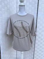 Load image into Gallery viewer, Take Me Out To The Ball Game - Leopard Print Baseball on Sand
