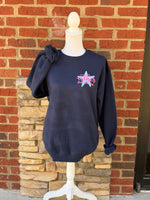 Load image into Gallery viewer, Front/Back Girl Be Too Much Esther Sweatshirt
