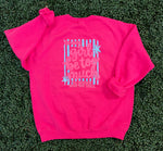 Load image into Gallery viewer, Front/Back Girl Be Too Much Esther Sweatshirt
