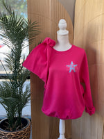 Load image into Gallery viewer, Front/Back Girl Be Too Much Esther Sweatshirt
