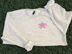 Load image into Gallery viewer, Front/Back Girl Be Too Much Esther Sweatshirt
