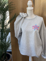 Load image into Gallery viewer, Front/Back Girl Be Too Much Esther Sweatshirt
