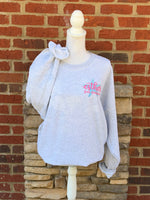 Load image into Gallery viewer, Front/Back Girl Be Too Much Esther Sweatshirt
