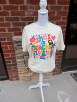 Load image into Gallery viewer, She's A Teacher I Can Tell on Gildan Softstyle Off White
