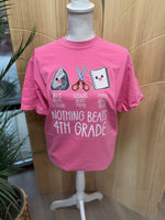Load image into Gallery viewer, Rock Paper Scissors Grade Level Tees on Comfort Colors (Shown on Crunchberry)
