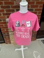 Load image into Gallery viewer, Rock Paper Scissors Grade Level Tees on Comfort Colors (Shown on Crunchberry)
