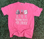 Load image into Gallery viewer, Rock Paper Scissors Grade Level Tees on Comfort Colors (Shown on Crunchberry)
