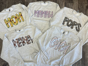 Custom Name Sweatshirts - PART TWO