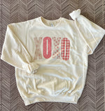 Load image into Gallery viewer, XOXO Patchwork on Cream
