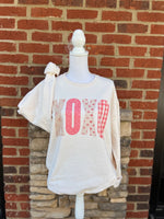 Load image into Gallery viewer, XOXO Patchwork on Cream
