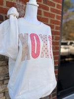 Load image into Gallery viewer, XOXO Patchwork on Cream
